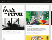 Tablet Screenshot of lewisandfitch.com